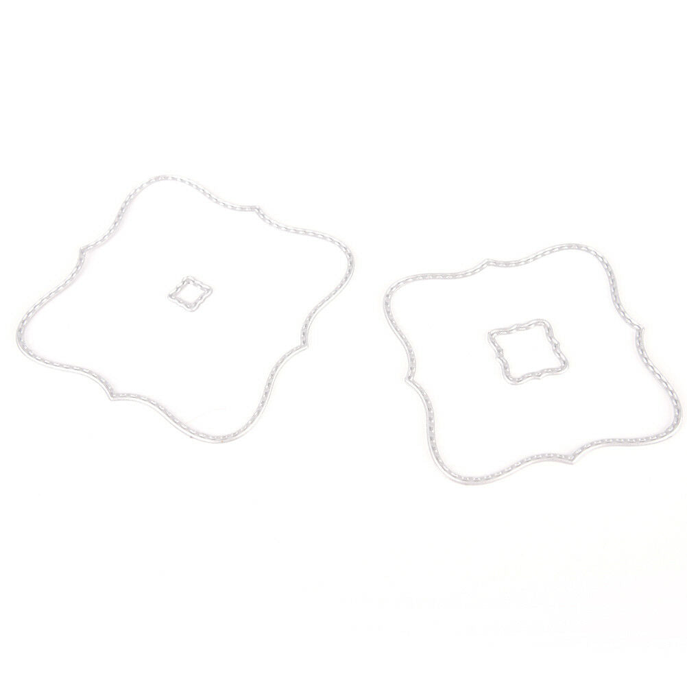 Square Metal DIY Cutting Dies Stencil Scrapbook Album Paper Card Embossing Rf