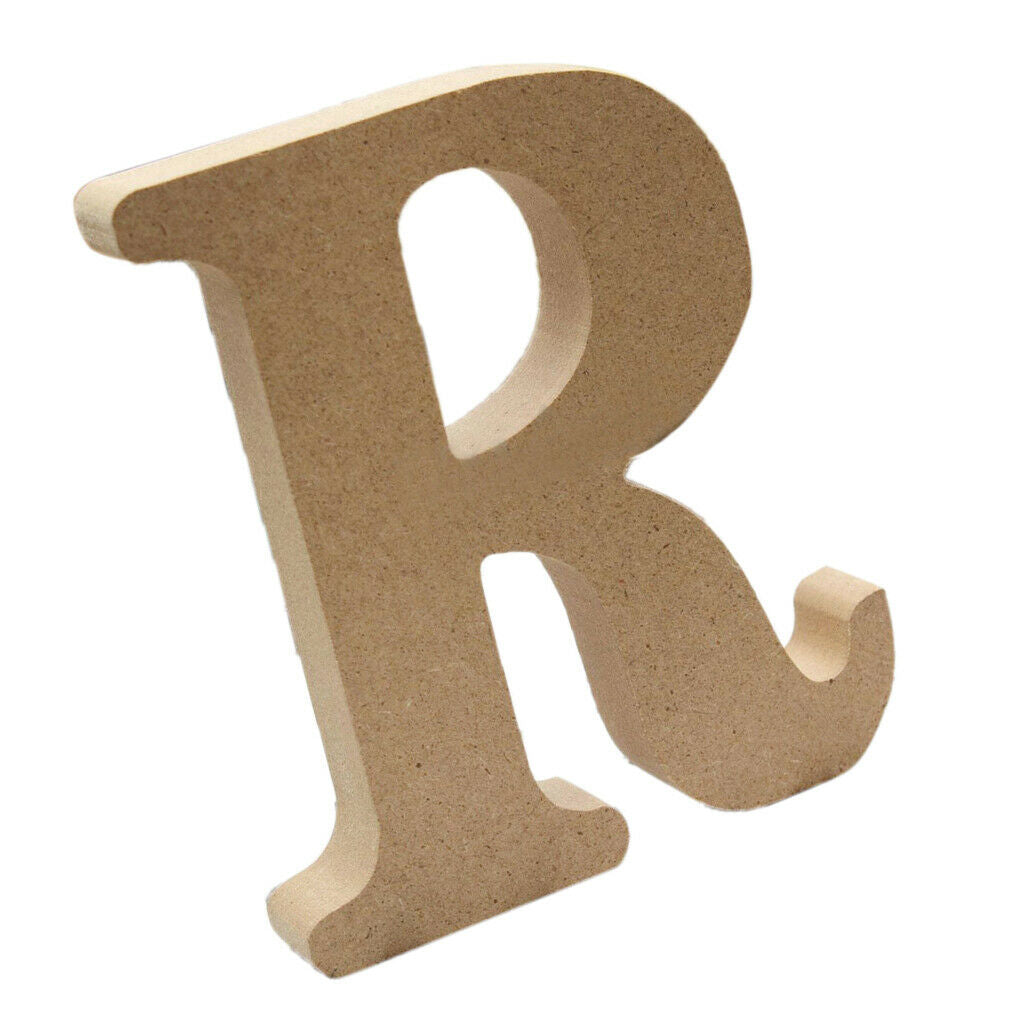 Wooden Alphabet Craft Letter Plaque Wall Hanging Wedding Nursery Decor R