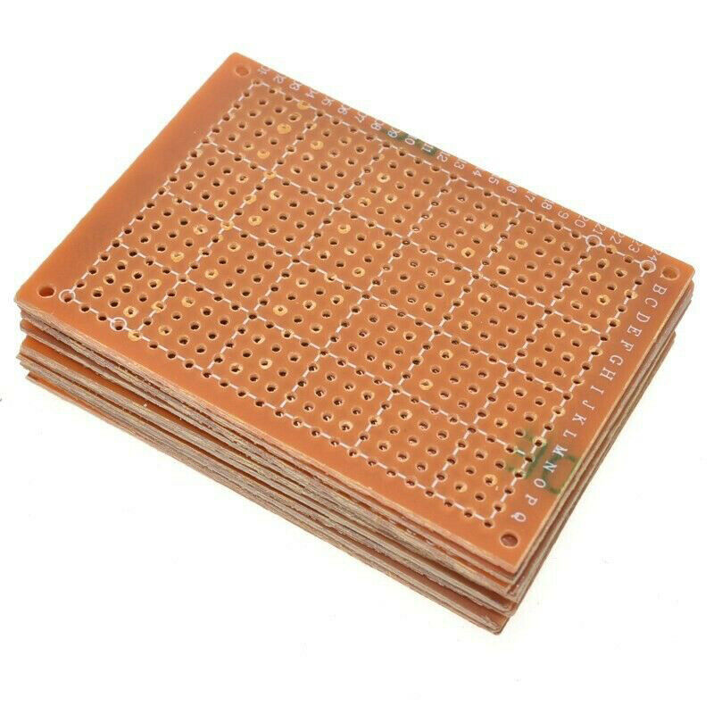 10Pcs 5 X 7cm Prototype Paper PCB Experiment Matrix Circuit Board Universal DIY