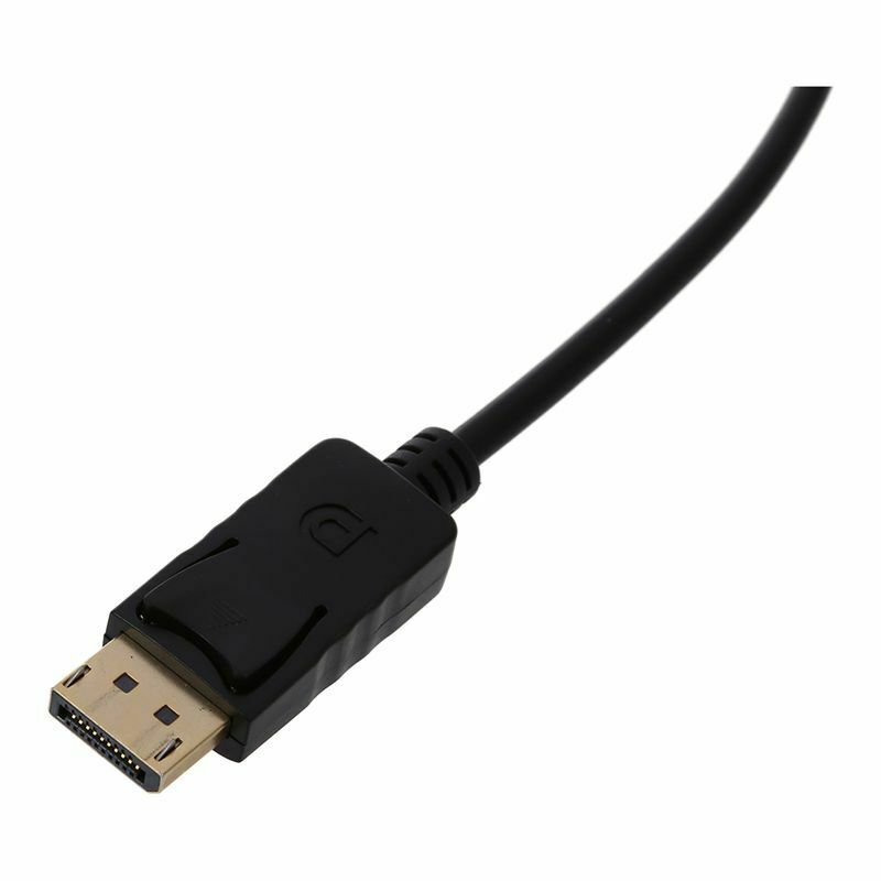 Displayport DP Male to MI Female Adapter Cable Video Audio Converter For PC H3Q3
