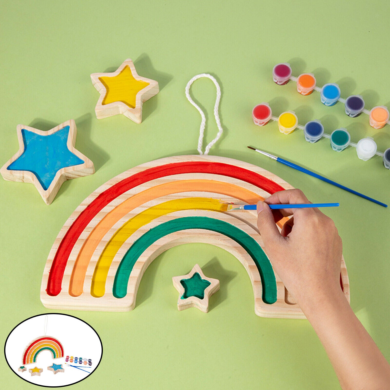 Montessori Graffiti Painting Game Logical Irregular Baby Early Family Party