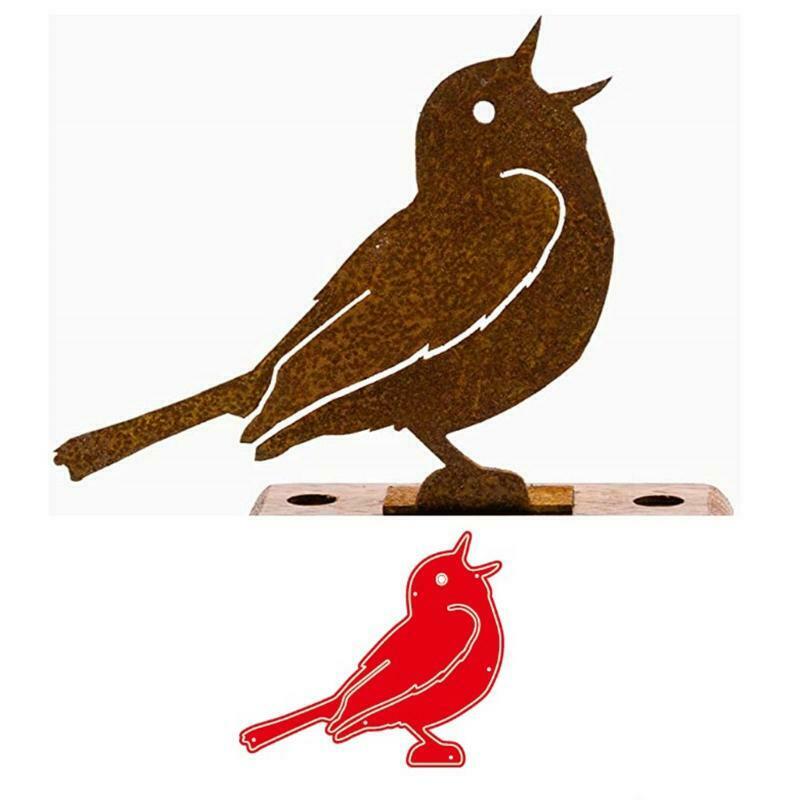 Standing Bird Metal Cutting Dies Stencil DIY Scrapbooking Album Paper Card Mold