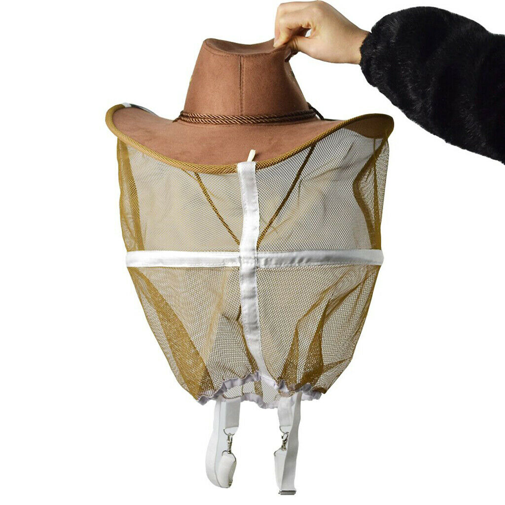 Beekeeping Veil Cow Boy Hat Beekeeper Hat Bee Hat Net Beekeeper Protector