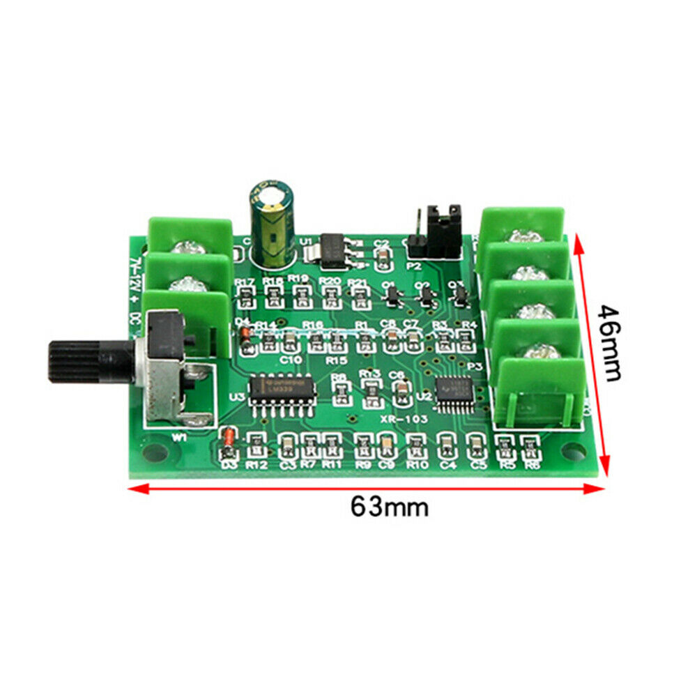 7V 12V Brushless DC Motor Driver Controller Board For Hard Drive Motor 3/4 Wire