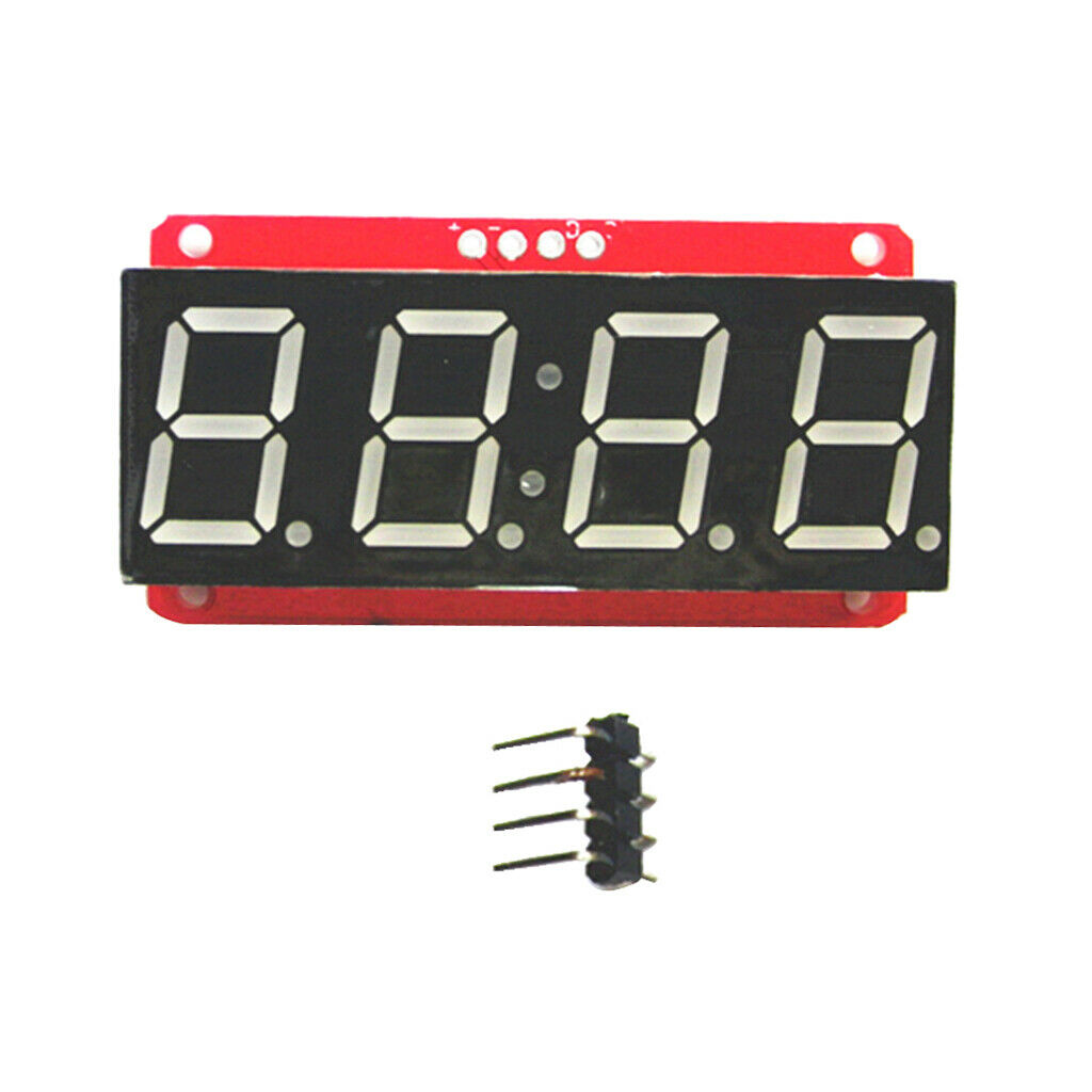 0.56in I2C LED Screen Module Red Components Replacement Access Supplies