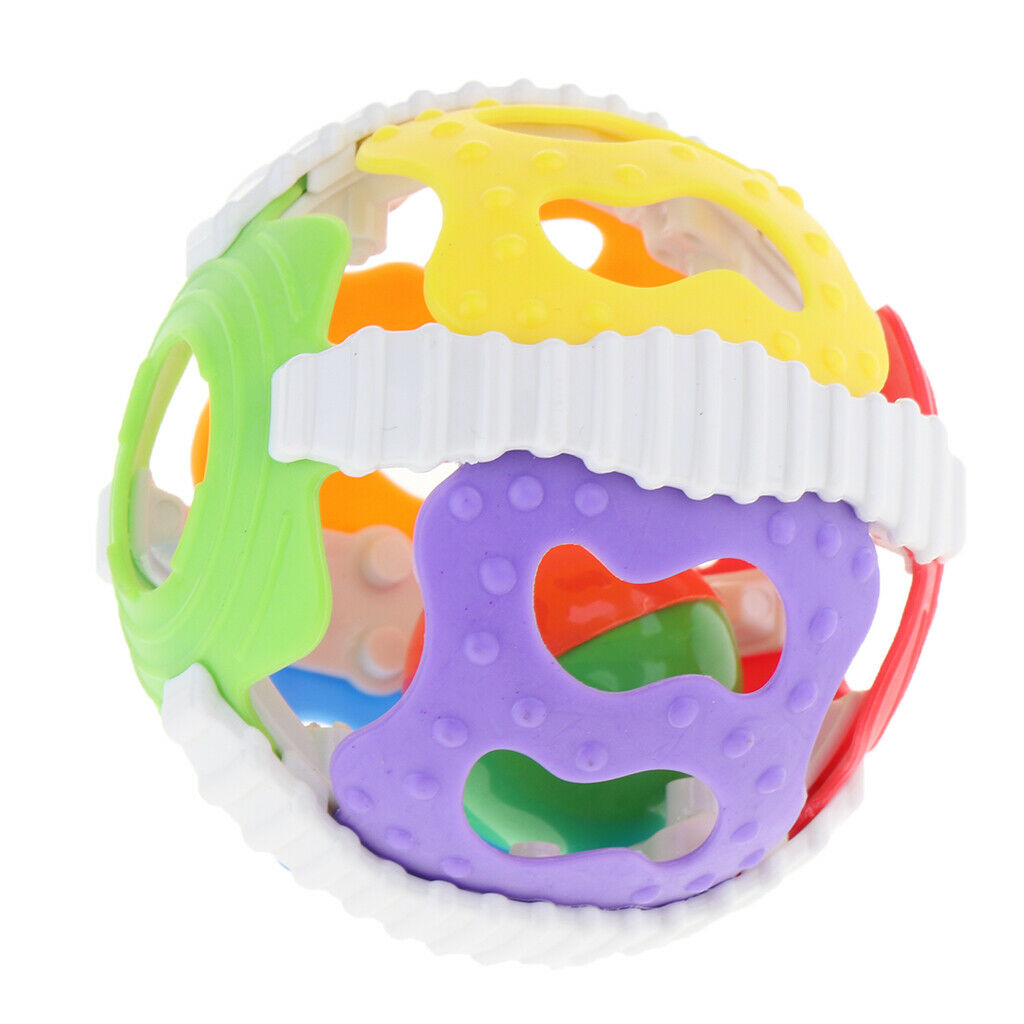 Cute Rattles Toys Toddler Plastic Hand Jingle Shaking Bell Hand Shaking Bell