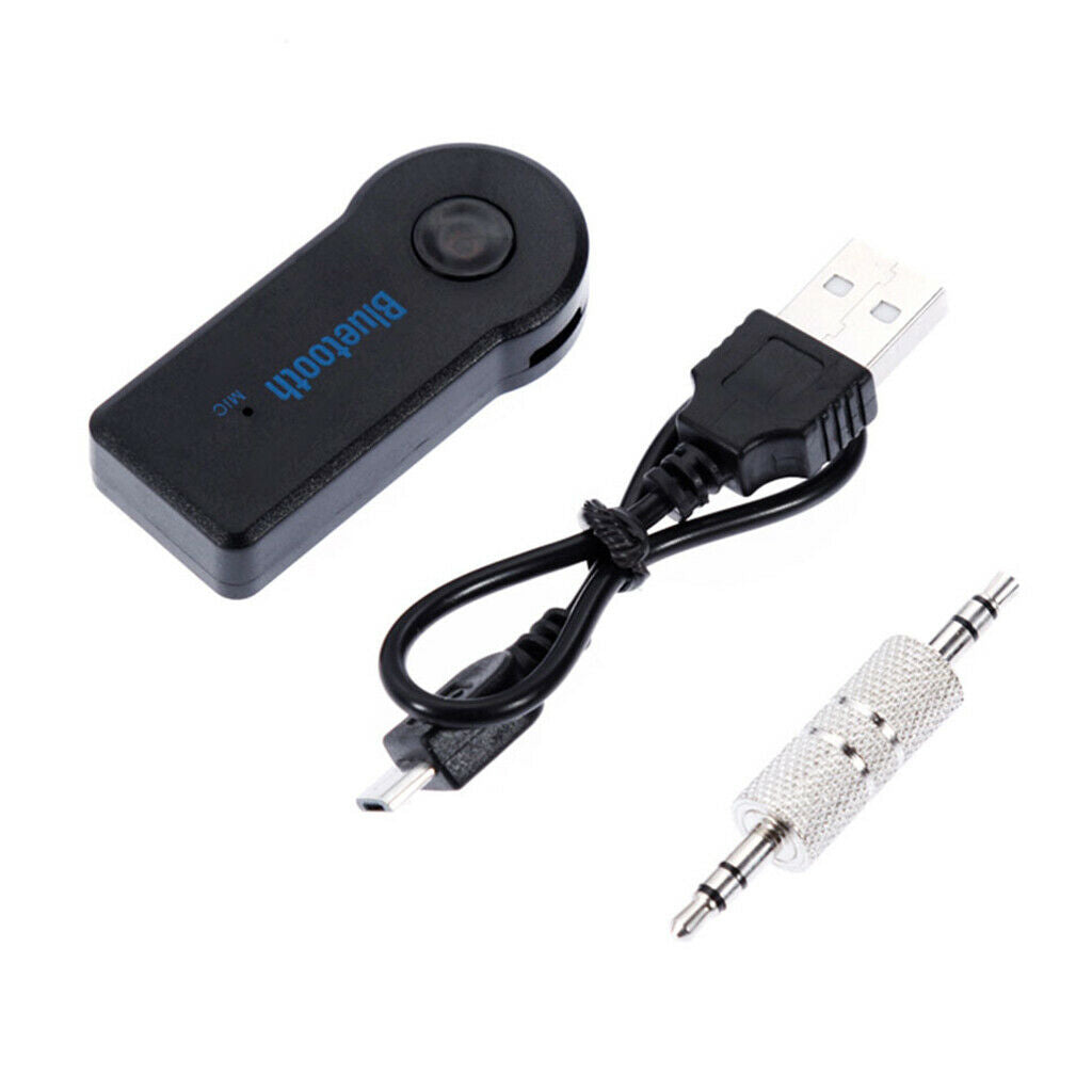 Car Wireless Bluetooth Receiver Adapter 3.5mm Jack USB Music Stereo Kit