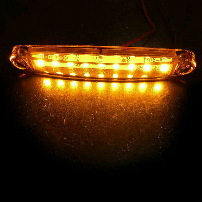 10pcs 9LED Sealed Side Marker Clearance Light 12V Car Truck Trailer Lorry
