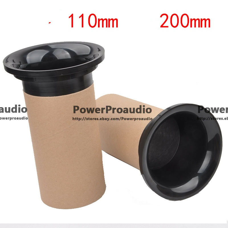 2pcs Subwoofer Port Tube Bass Vent For 12"/15"/18" Speaker DIY Repair 110x200mm
