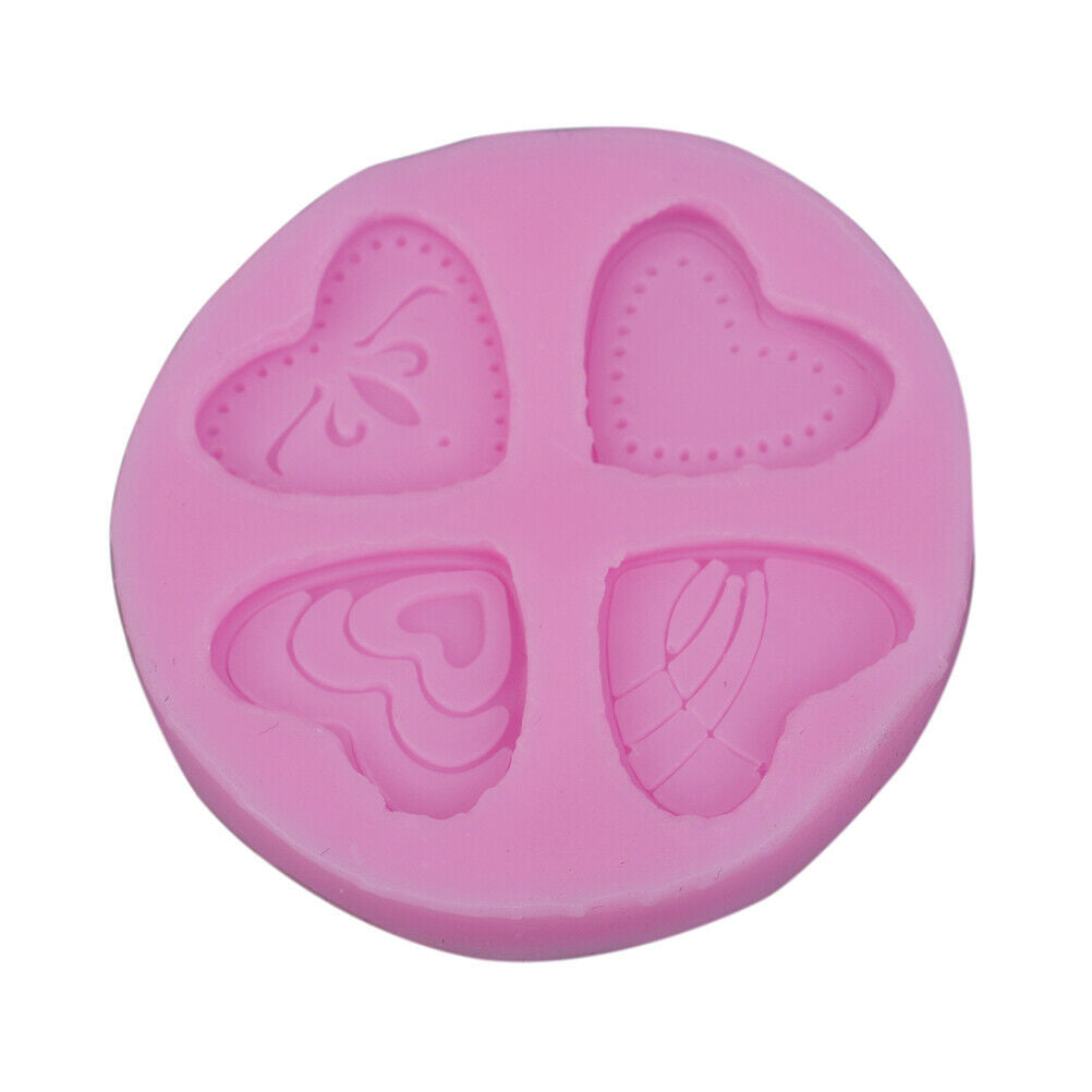 Cake mold love pattern candy silicone chocolate mold handmade soap puddin.l8