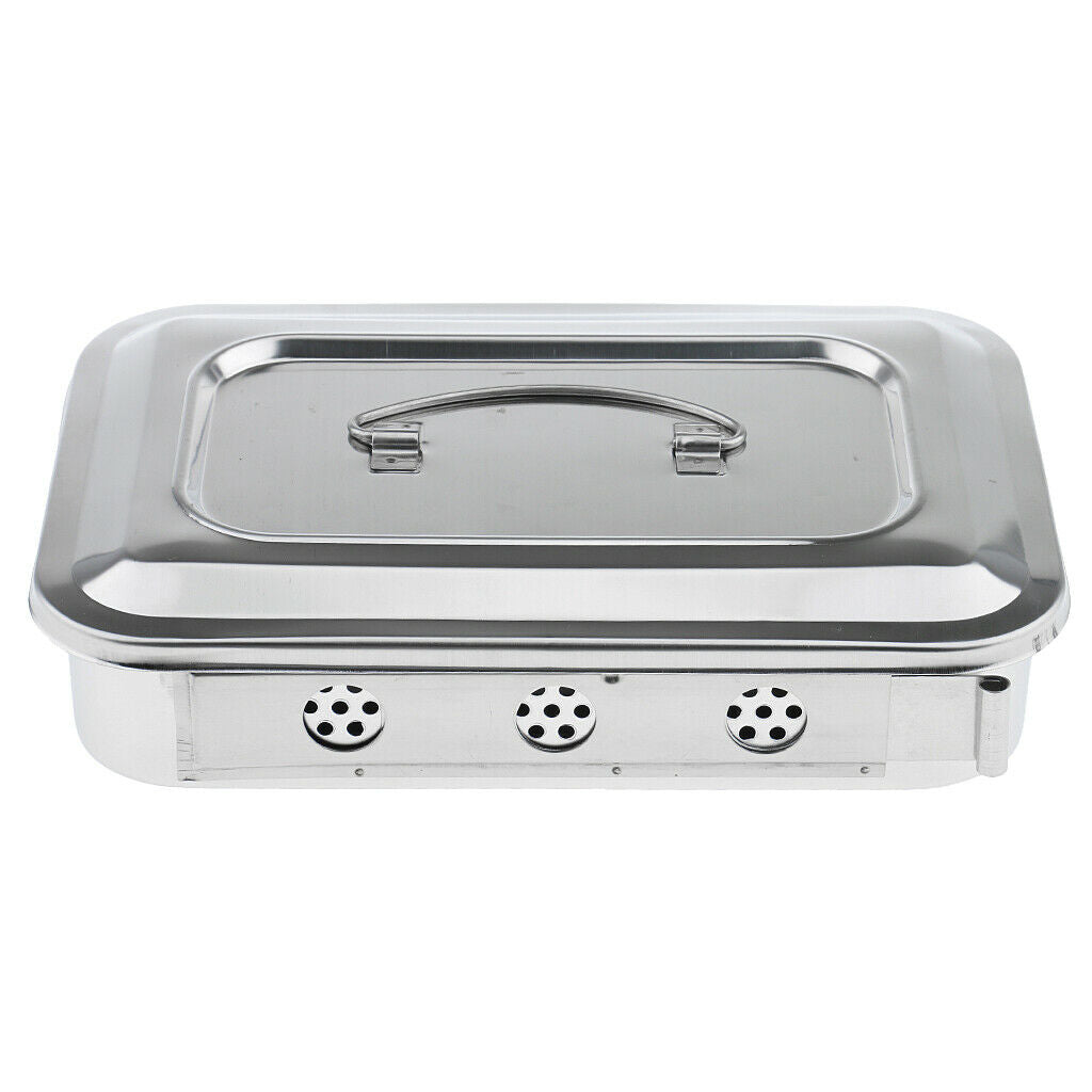 New Medication Sterilizer Box Stainless Steel Dish Disinfection Instrument Tray