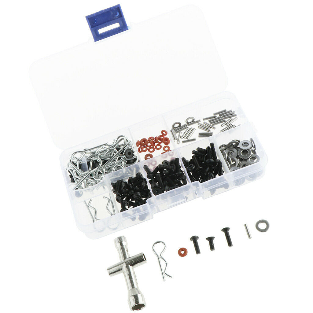 270pcs/set Screws Box Repair Tool Hobby Tool Sets Repair Tool Kit for 1/10 HSP