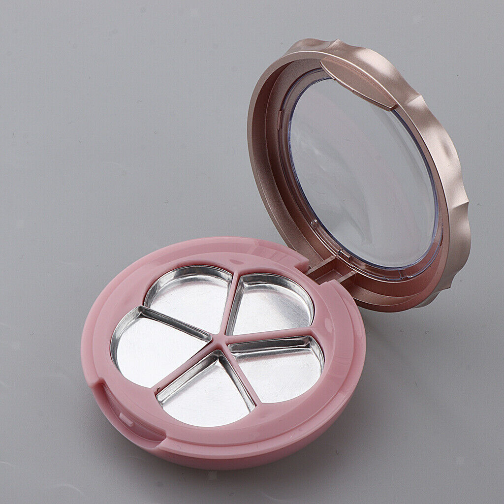 5 Slots Empty Eyeshadow Powder Blush Container DIY Cosmetic Lipstick Case 2x