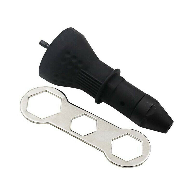 Rivet Gun Adaptor Cordless Drill Electric Nut Riveting Riveter Insert Tool Solid