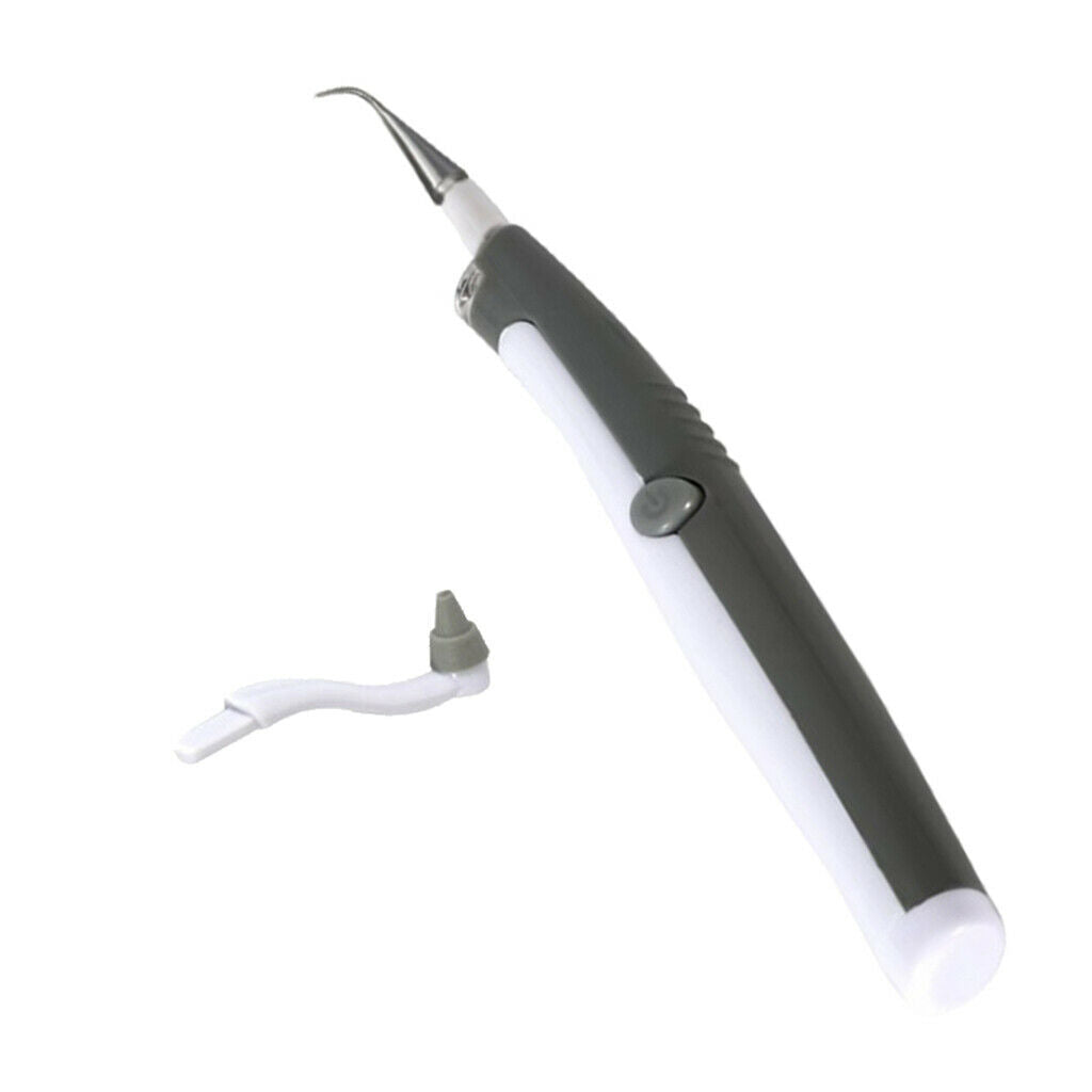2Pcs Electric Tooth Cleaner Scaler Oral Care Tool Floss Teeth Cleaning