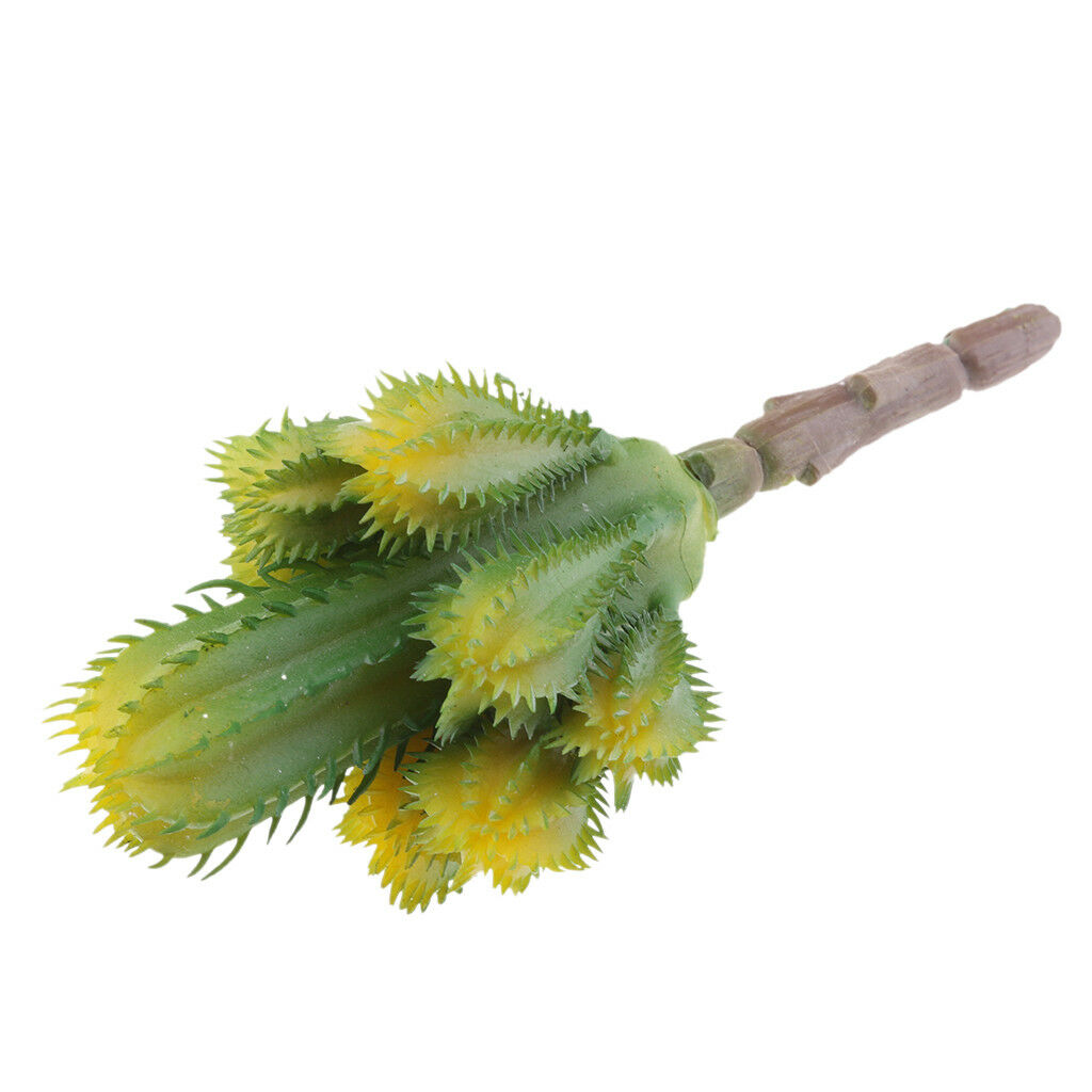 Artificial Cactus Plants Unpotted Plastic Succulent Cactus Home Plant #15