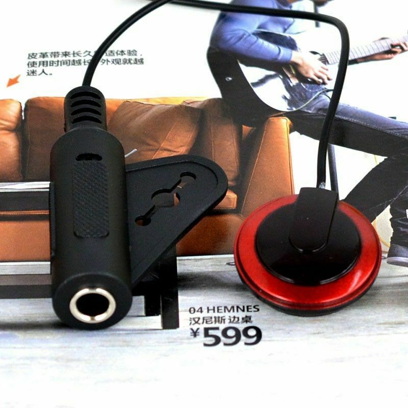 Acoustic Piezo Contact Microphone Pickup For Guitar Ukulele Violin Mandolin