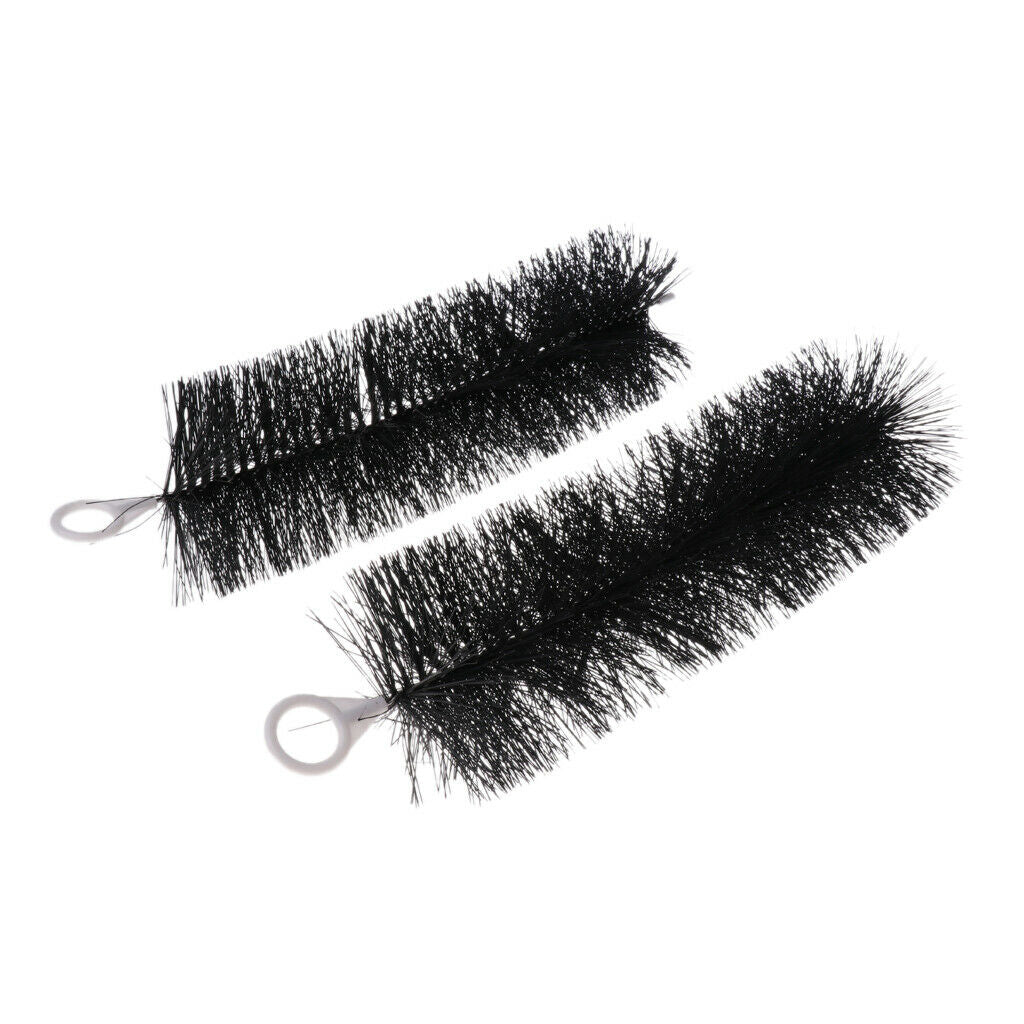 Set of 8 Practical Fish Pond Filter Brushes Easily Use For Aquarium Black