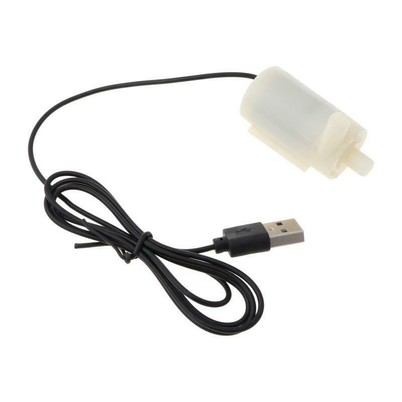Micro Mini Submersible Water Pump Fish Tanks Aquarium Usb Powered DC 5V 2-3L/min