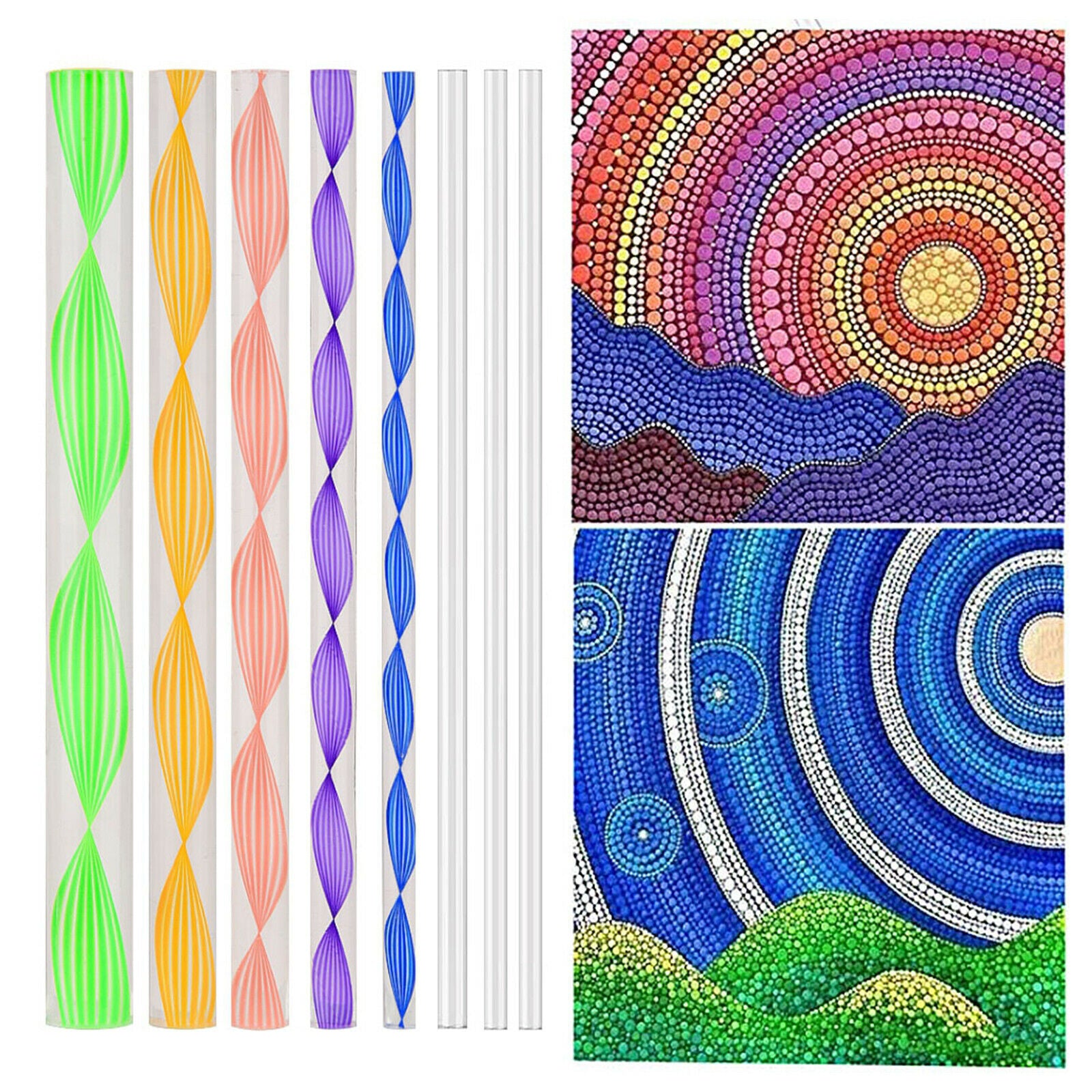 33x Mandala Dotting Art Dot Painting Tool Pen Stencil Brush Set For Beginner