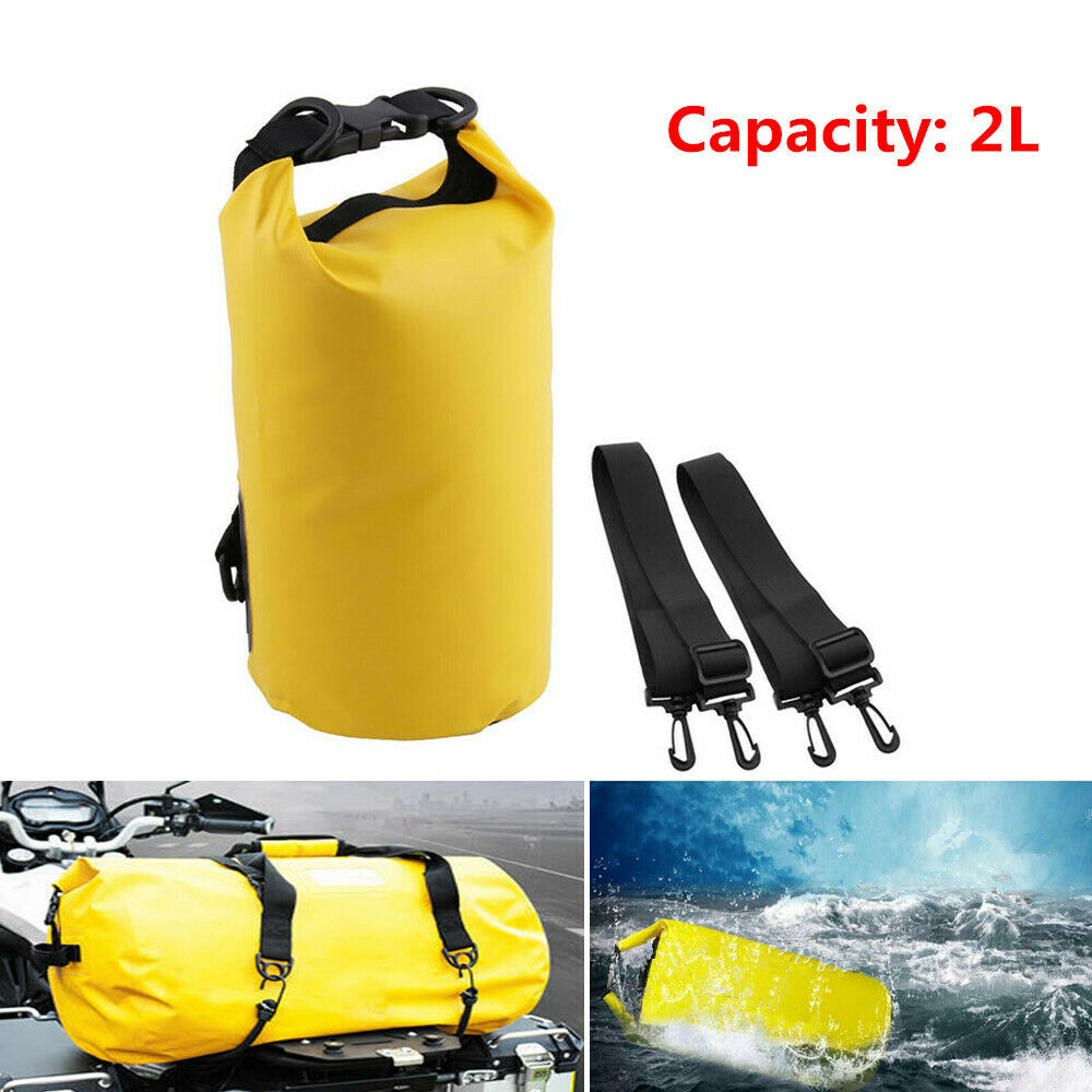 2L Motorcycle Outdoor Dry Sack Bag Waterproof Diving Swimming Travel Drifting