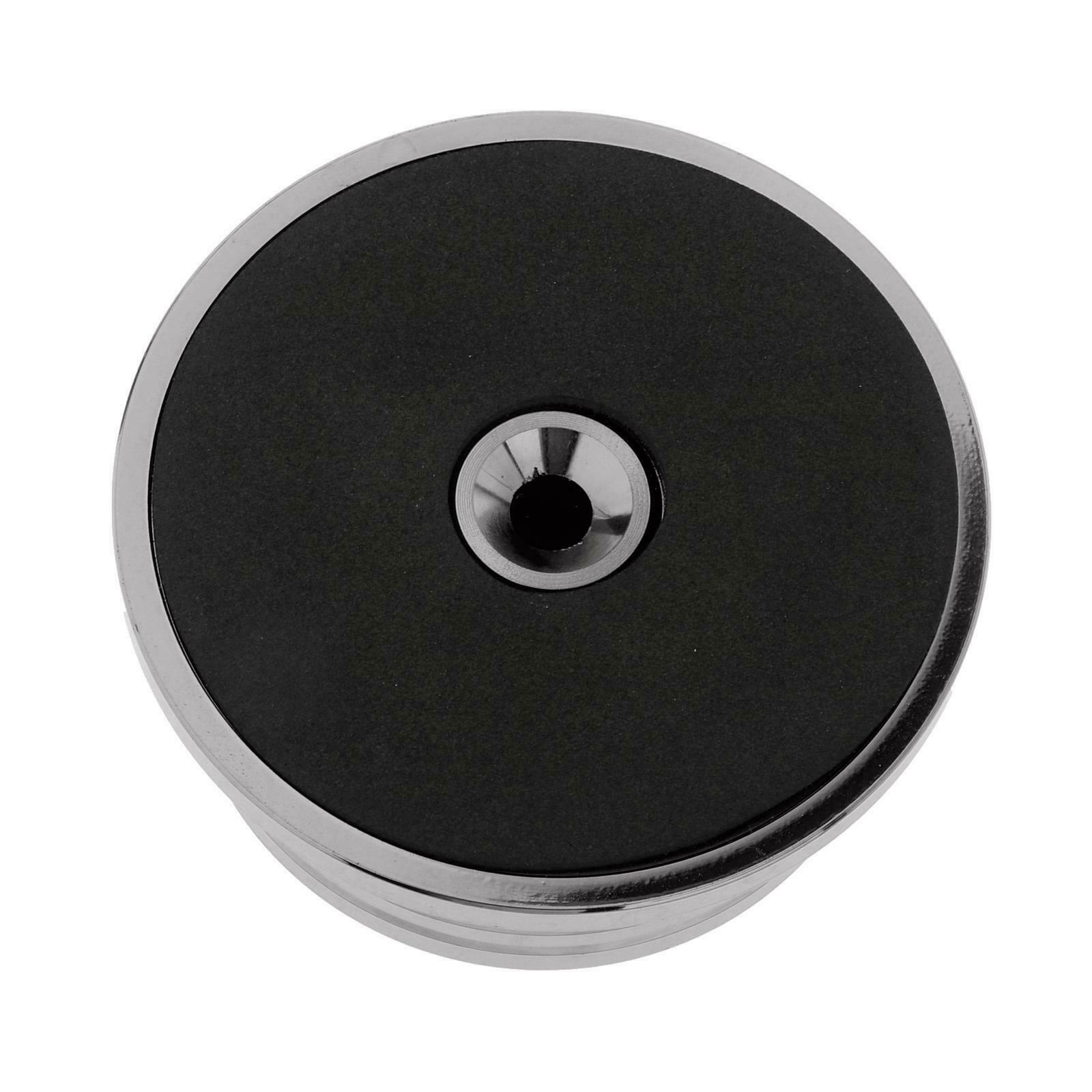 50Hz Disc Turntable Stabilizer With Bubble Level For LP Record Black