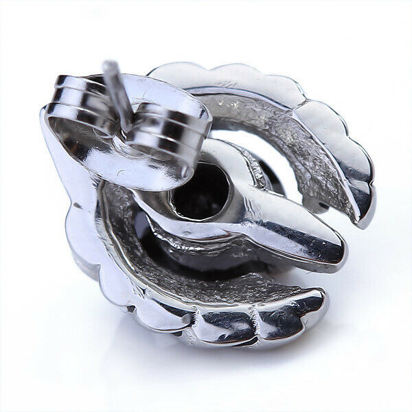 Transparent Stainless Steel Rhinestone Ear Stud