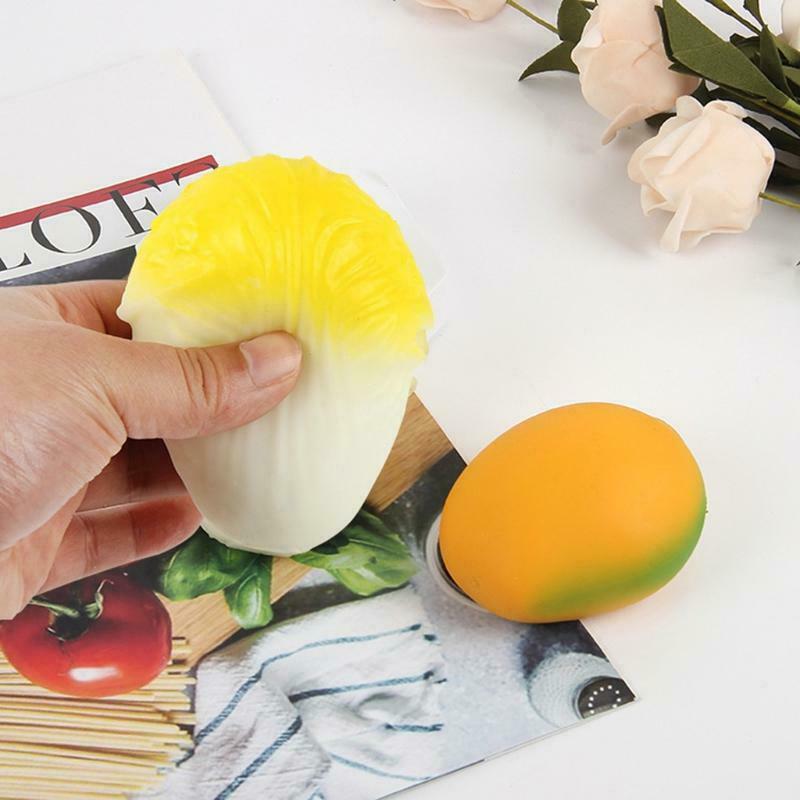 Mini Portable Cabbage Play Toys Bright Color TPR Made Table Games Best Gift