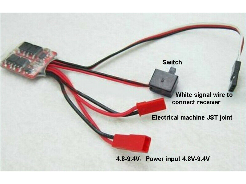 RC Motor ESC 20A Brushed Speed Controller for RC Car Boat Tank Accessory