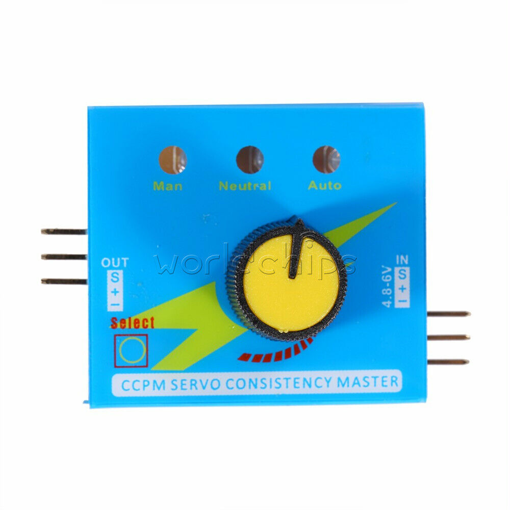 Steering Gear Tester Servo Motor Tester CCPM 3-Mode ESC for RC Helicopters