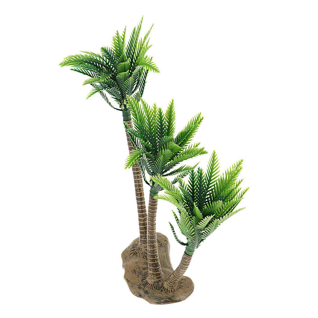 Mini Models Simulation Plastic Coconut Palm Tree Micro Landscape Accessory