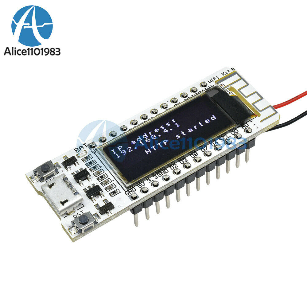 ESP8266 WIFI Chip 0.91" Inch OLED Display Development Board NodeMcu For Arduino