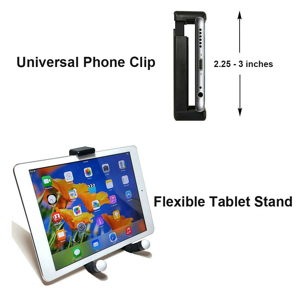 Flexible Tripod Phone Camera Stand Holder with Bluetooth Remote Shutter