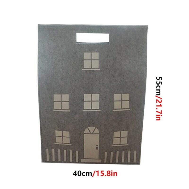 1X(Ins Swiss Style Toys House Storage Bag Wool Felt Home Decoration For Clot3S4)