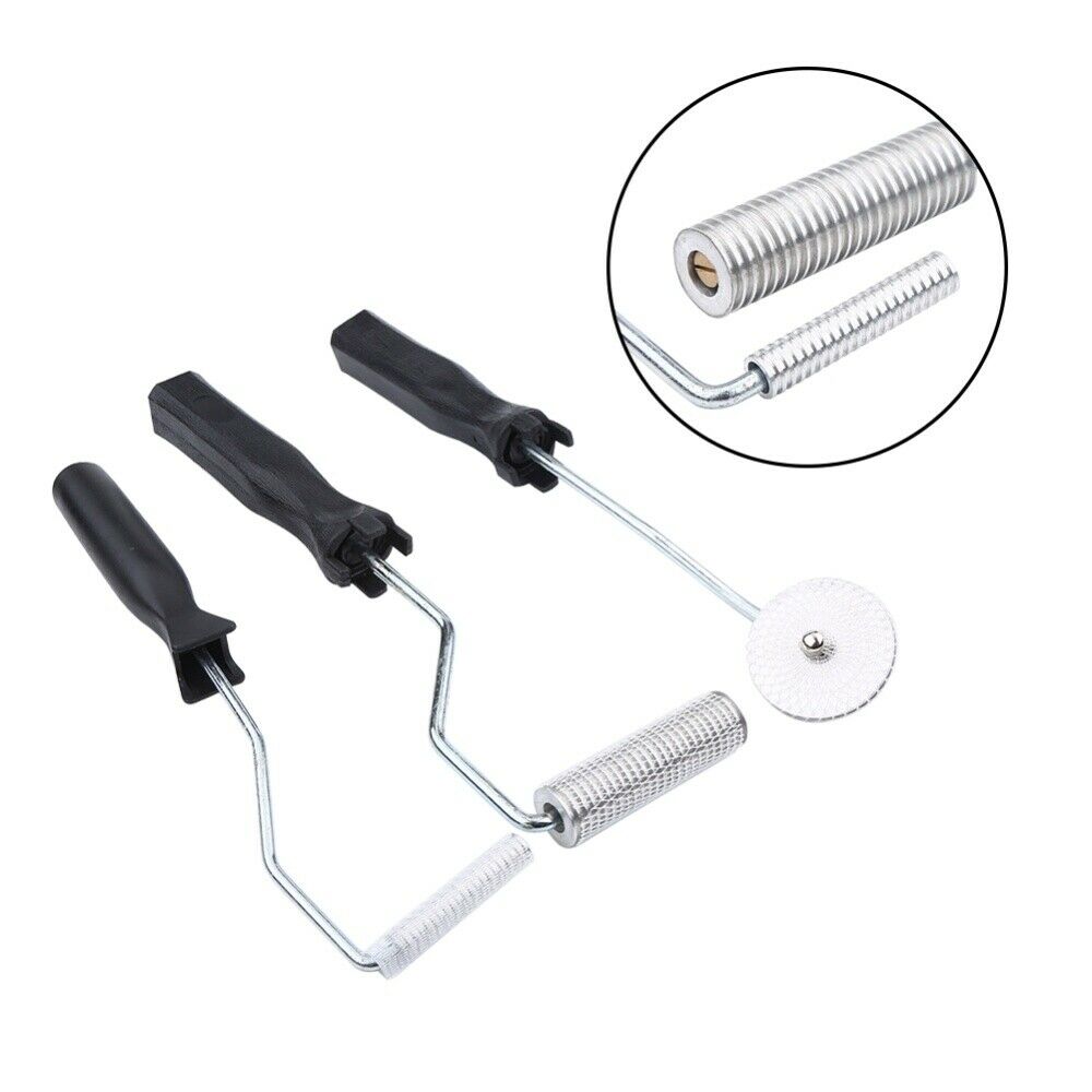 Bubble Paddle Tool 3 Pcs Fiberglass Laminating Bubble Roller Kit for FRP Mould