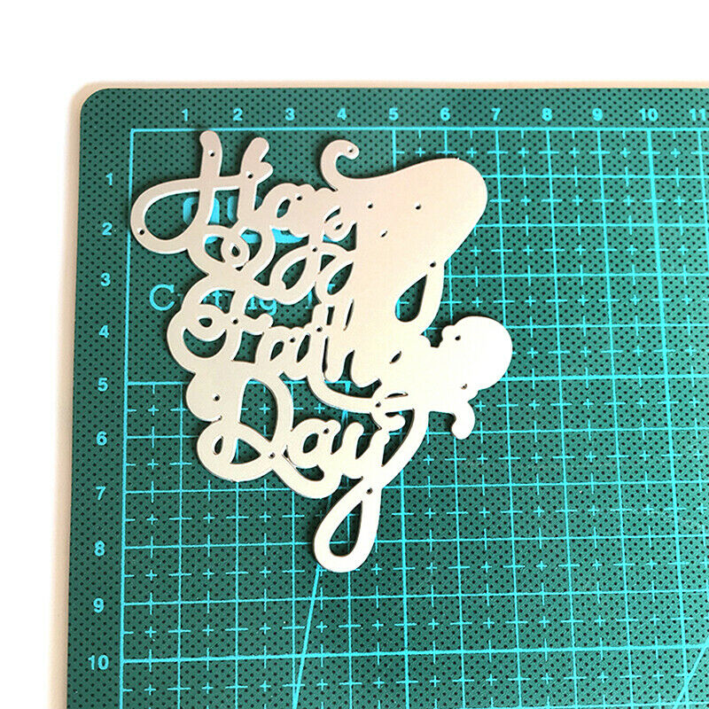 Happy father's day words paper die cutting dies metal craft Scrapbooking NewBDF