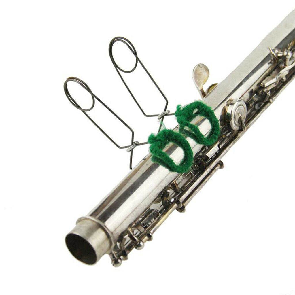 Flute Keyboard Button Indentation Clip, Inlaid Rubber Pad, Protect the Coating