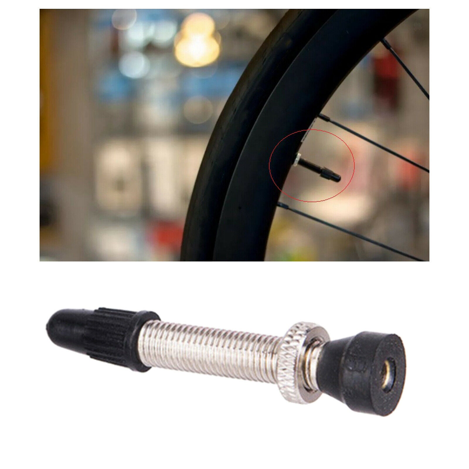 Premium Copper Bike Tubeless Tire Valve Bicycle 45mm Presta Valve Stem Core