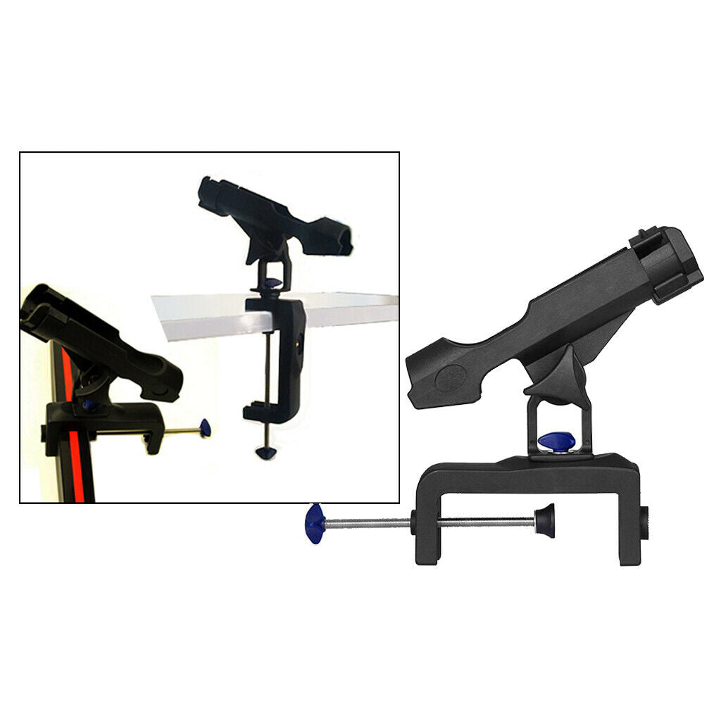 Fishing Rod Holder for Kayak Boat with Large Clamp Opening 4.75 inch, Pole Rods