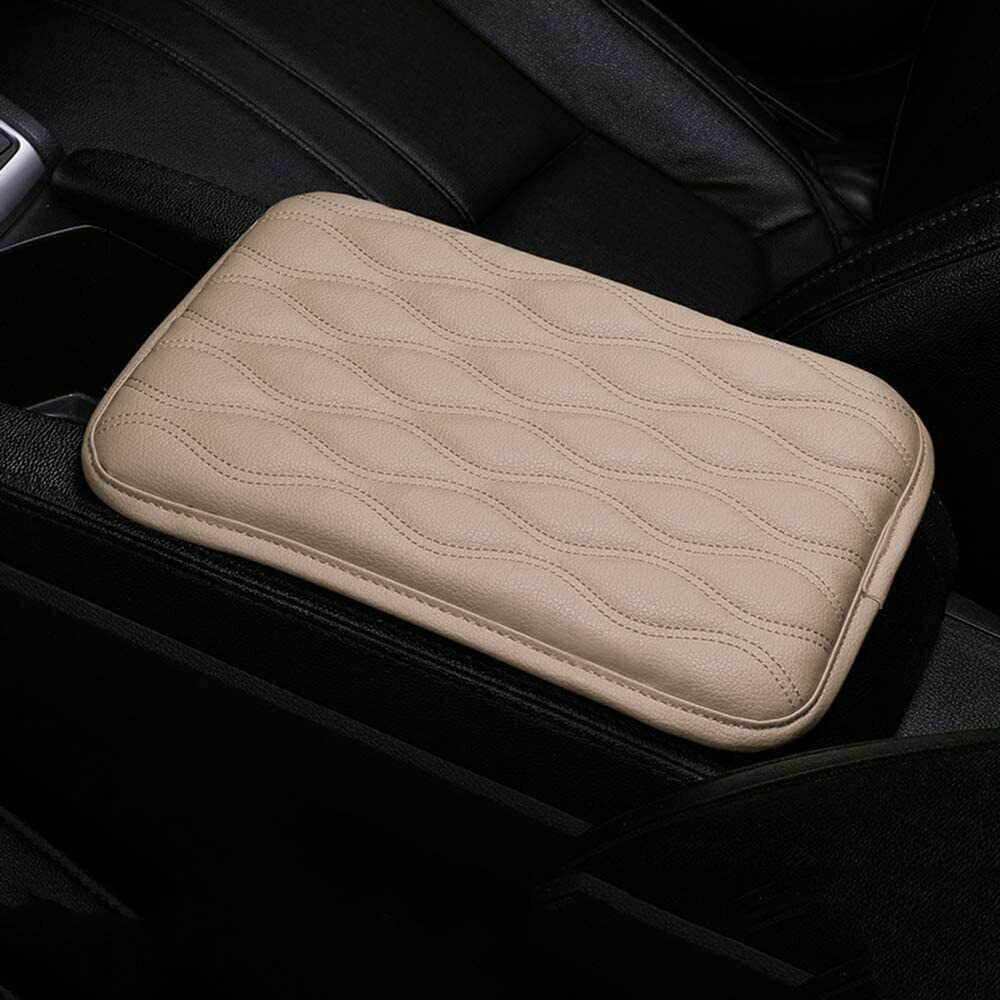 Auto Armrest Pad Cover PU Center Console Box Leather Cushion Mat Car Accessories