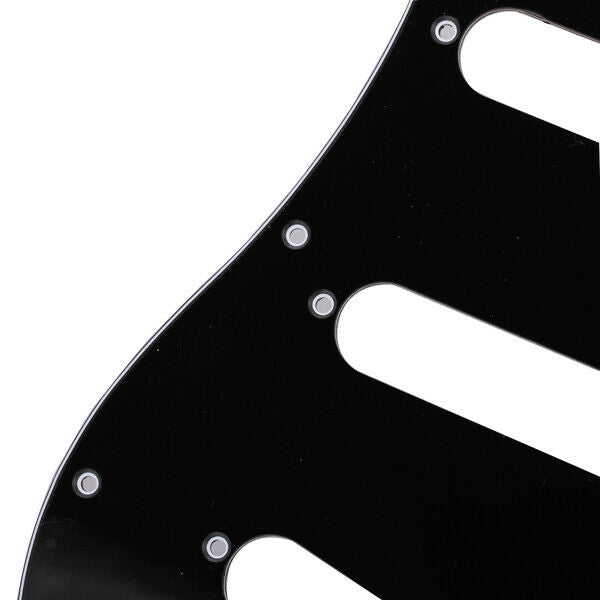 2 Pieces 3ply SSS Electric Guitar Pickguards Scratch Plates