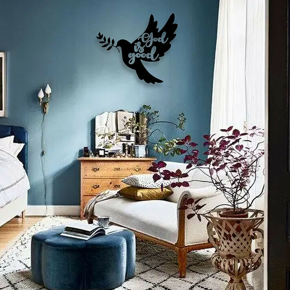 Metal Bird Dream Wrought Iron Art Decoration Garden Home Hanging Pendant Craft