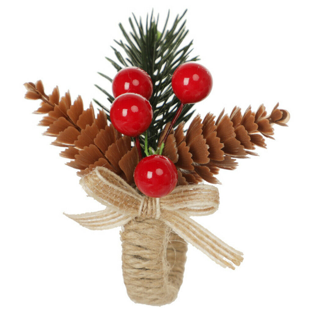 Set of 3 Pine Cone Napkin Holders Rings for Wedding Festival Decor Crafts