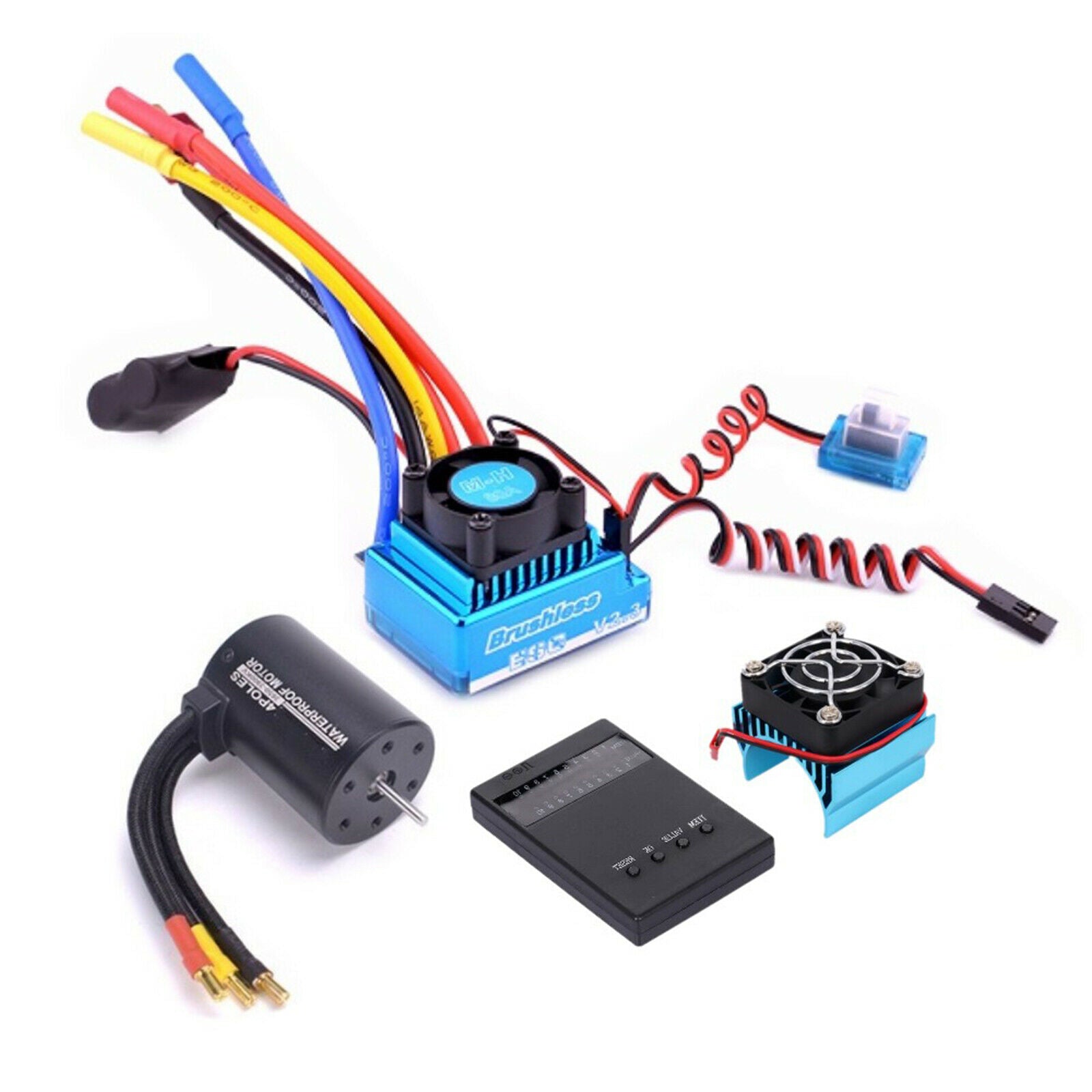 RC Car Brushless Motor 120A ESC Electric Set Car Hobby Vehicles Modification