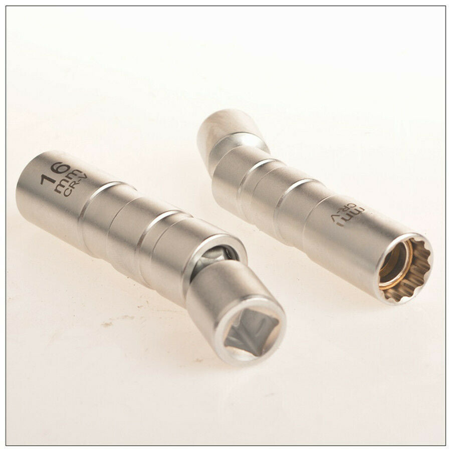 Short Style High Strength Spark Plug Socket Wrench 3/8 Drive 16MM Spark Plug US