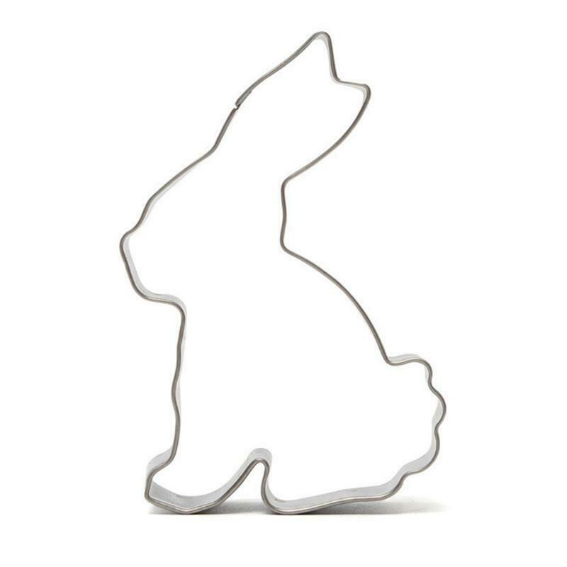 Easter Rabbit Cookies Cutter Mold Stainless Baking Cake Decorating Tools Happy