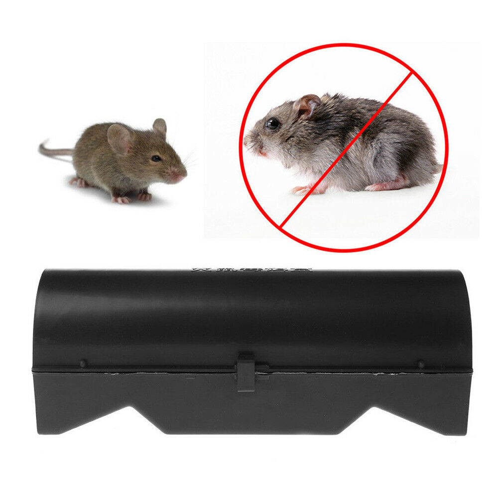 Mouse trap rodent bait block station box case rat mice pest control catcher *DF
