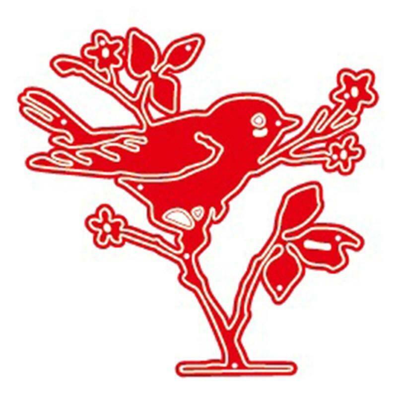 Bird Tree Metal Cutting Dies Stencils DIY Scrapbooking Album Paper Card Template