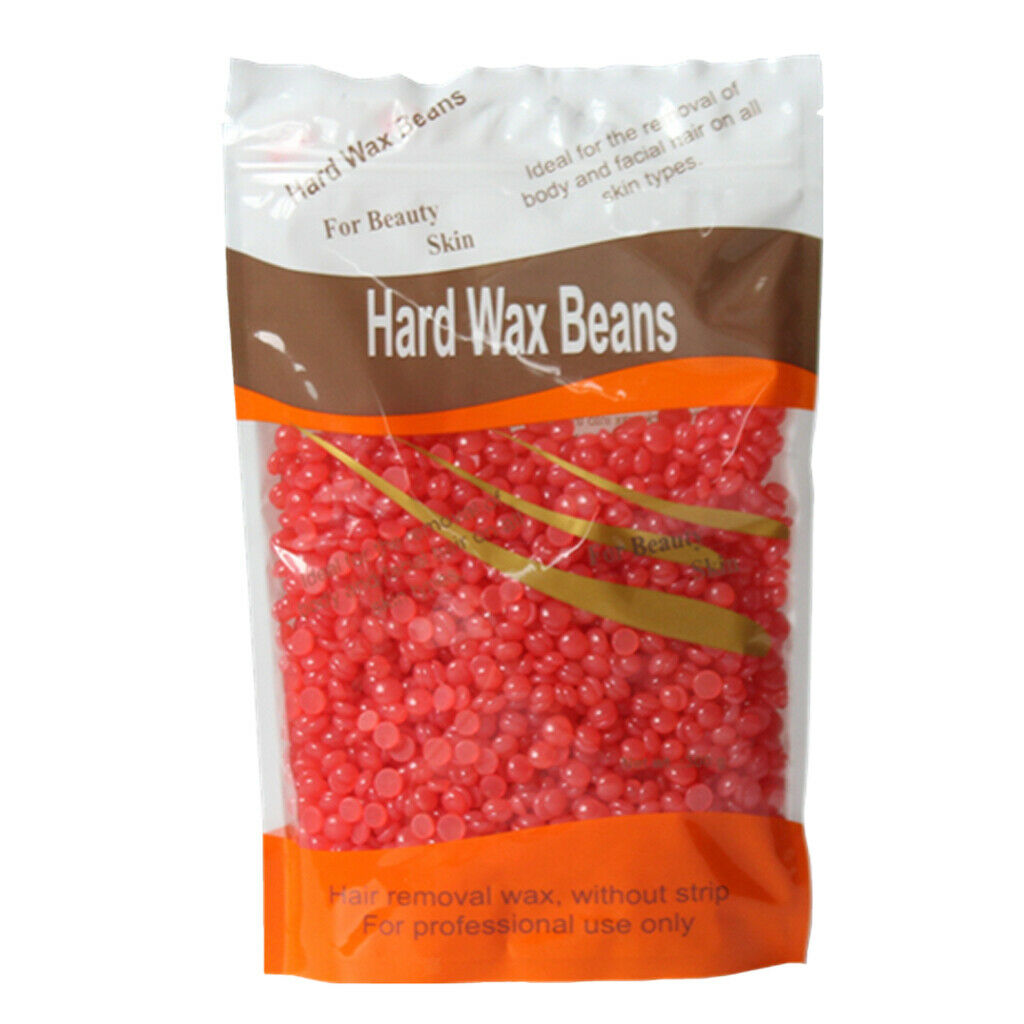100g Hard Wax Bean Hair Removal Bikini Depilatory No Strip Pellet Strawberry