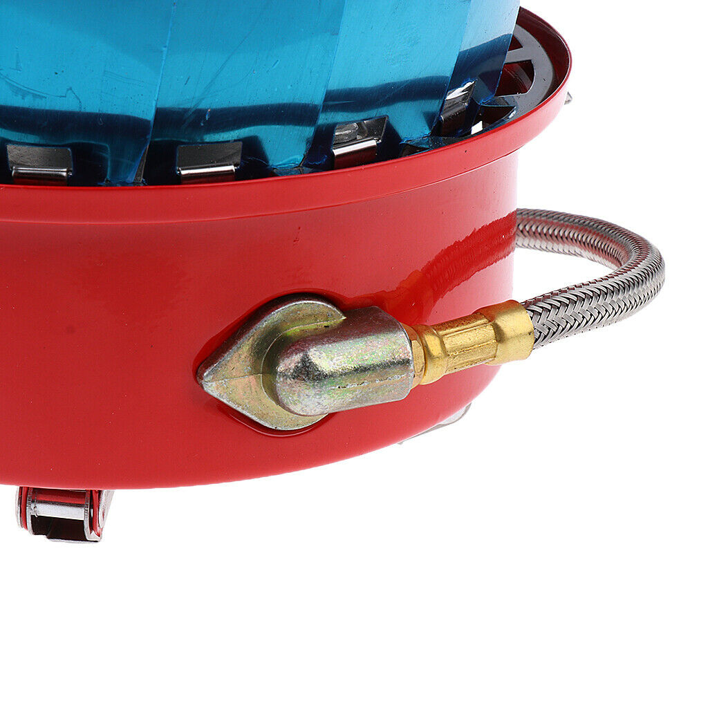 Outdoor Portable Folding Butane Gas Stove Burner With Windshield + Black Bag